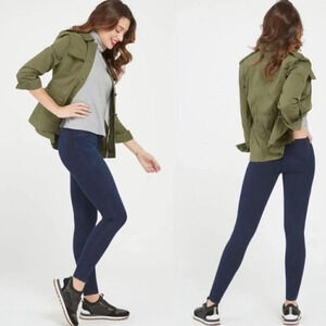 Spanx Women's Blue Jean-ish Ankle Leggings Size Small